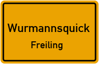 Straßenverzeichnis Wurmannsquick Freiling