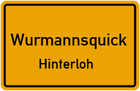 Straßenverzeichnis Wurmannsquick Hinterloh