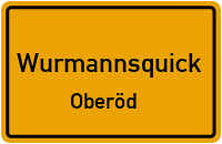 Straßenverzeichnis Wurmannsquick Oberöd