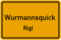 Straßenverzeichnis Wurmannsquick Rigl