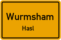 Straßenverzeichnis Wurmsham Hasl