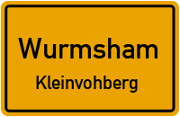 Straßen in Wurmsham Kleinvohberg