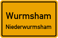 Straßen in Wurmsham Niederwurmsham