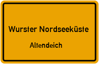 Erwin-Icken-Straße in Wurster NordseeküsteAltendeich