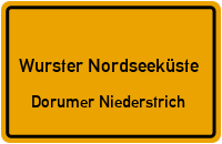 Dorumer Niederstrich in Wurster NordseeküsteDorumer Niederstrich