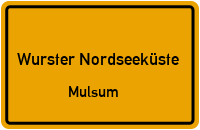 Hinter Der Bahn in Wurster NordseeküsteMulsum