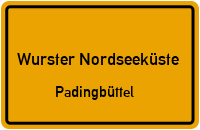 Wehlsweg in Wurster NordseeküstePadingbüttel