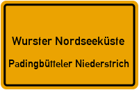 Osterndorffsweg in Wurster NordseeküstePadingbütteler Niederstrich