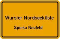 Strichweg in Wurster NordseeküsteSpieka Neufeld