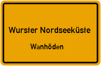 Straßenverzeichnis Wurster Nordseeküste Wanhöden