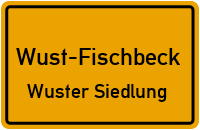 Wuster Siedlung in Wust-FischbeckWuster Siedlung