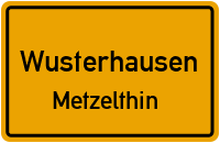 Schwarzer Weg in WusterhausenMetzelthin