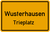 Lögower Weg in WusterhausenTrieplatz