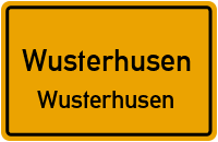 Greifswalder Straße in WusterhusenWusterhusen