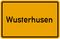 Wolgaster Straße in Wusterhusen