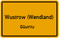 Landstraße in Wustrow (Wendland)Güstritz