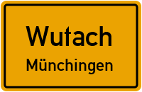 Bonndorfer Straße in 79879 Wutach (Münchingen)