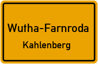 Kahlenberger Straße in Wutha-FarnrodaKahlenberg
