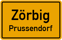 Groß-Döhrener-Straße in ZörbigPrussendorf