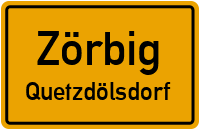 Spörener Straße in ZörbigQuetzdölsdorf