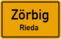 Straßenverzeichnis Zörbig Rieda
