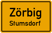 Kirchstraße in ZörbigStumsdorf