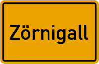 Ortsschild von Gemeinde Zörnigall in Sachsen-Anhalt