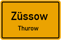 Ringstraße in ZüssowThurow