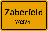 74374 Zaberfeld
