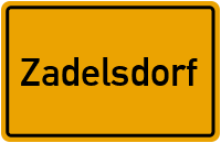 City Sign Zadelsdorf