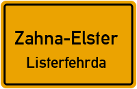 Hauptstraße in Zahna-ElsterListerfehrda