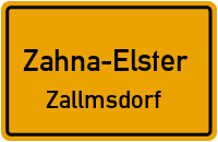 Straßenverzeichnis Zahna-Elster Zallmsdorf