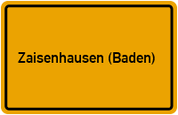 Branchenbuch von Zaisenhausen (Baden) auf onlinestreet.de