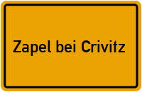 City Sign Zapel bei Crivitz