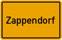 City Sign Zappendorf