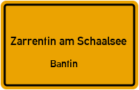 Zarrentiner Weg in 19246 Zarrentin am Schaalsee (Bantin)