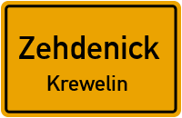 Straßenverzeichnis Zehdenick Krewelin