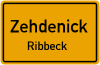 Zabelsdorfer Chaussee in ZehdenickRibbeck