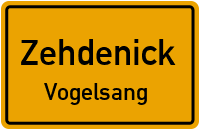 Zehdenicker Straße in ZehdenickVogelsang