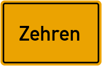 City Sign Zehren