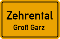 Scharpenhufer Straße in ZehrentalGroß Garz