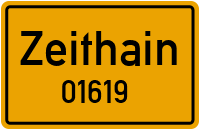 Straßen in 01619 Zeithain