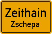 Weinbergstraße in ZeithainZschepa