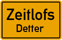 Ringstraße in ZeitlofsDetter