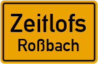 Kapellenstraße in ZeitlofsRoßbach