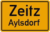 Querstraße in ZeitzAylsdorf