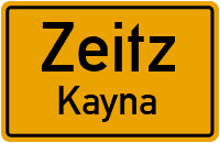 Burgstraße in ZeitzKayna