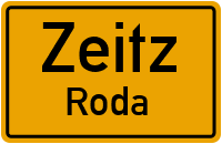 Dorfstraße in ZeitzRoda