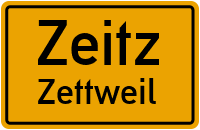 Zettweiler Hauptstraße in ZeitzZettweil