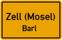 Barlstraße in Zell (Mosel)Barl